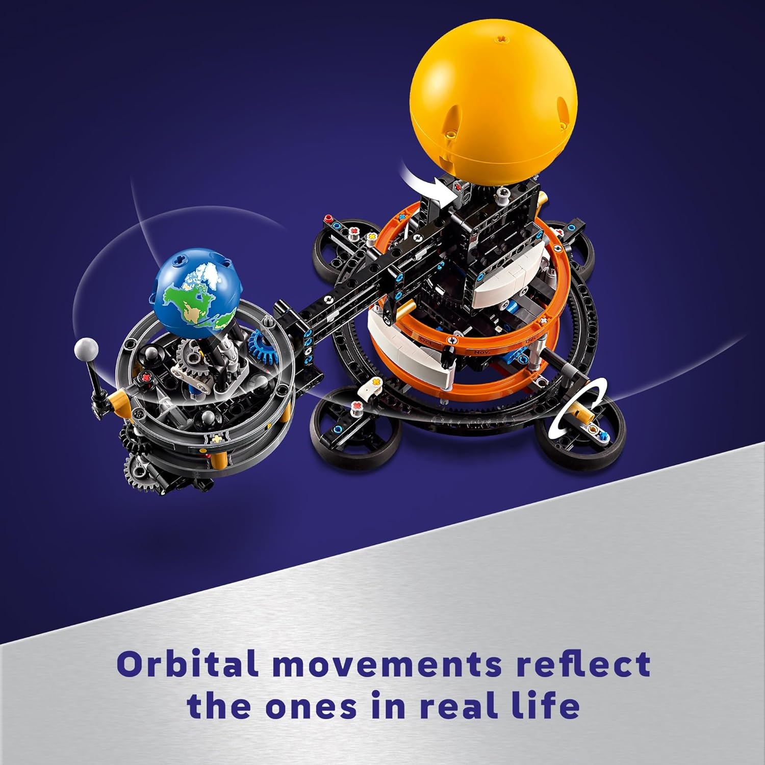 image:imageLEGO Technic Planet Earth and Moon in Orbit Building Set Outer Space Birthday Gift for 10 Year Olds Solar System Toy for Imaginative Independent Play Room Dcor for Boys amp Girls 42179