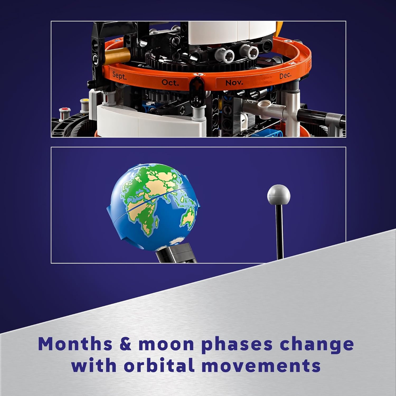 image:imageLEGO Technic Planet Earth and Moon in Orbit Building Set Outer Space Birthday Gift for 10 Year Olds Solar System Toy for Imaginative Independent Play Room Dcor for Boys amp Girls 42179
