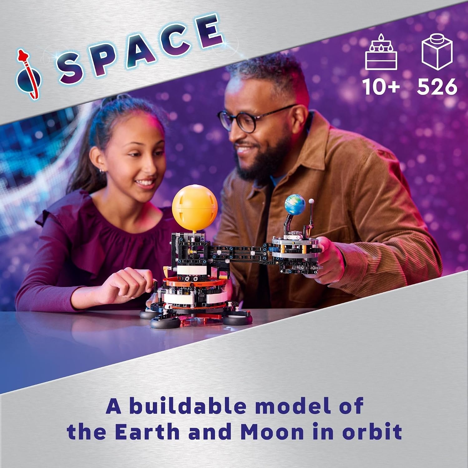 image:imageLEGO Technic Planet Earth and Moon in Orbit Building Set Outer Space Birthday Gift for 10 Year Olds Solar System Toy for Imaginative Independent Play Room Dcor for Boys amp Girls 42179