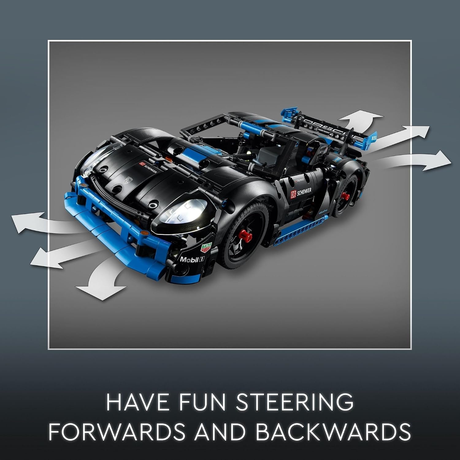 image:imageLEGO Technic Porsche GT4 ePerformance Race Car Toy Remote Control Car with Authentic Details Interactive Model Porsche Gift for Kids Ages 10 and Up Who Love Luxury Vehicles 42176