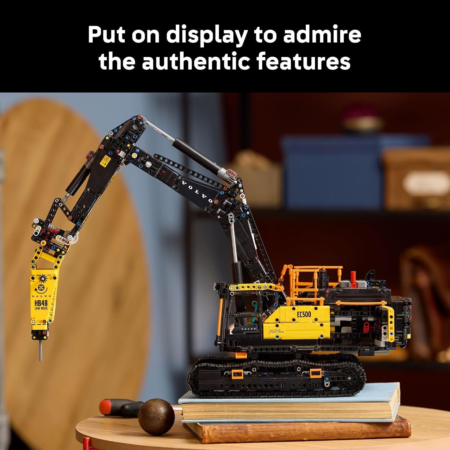 image:imageLEGO Technic Volvo EC500 Hybrid Excavator Building Set for Adults Collectible Model Kit for Men amp Women Ages 18 Gift Idea for Those Who Enjoy 3D Puzzles DIY Kits or Engineering 42215