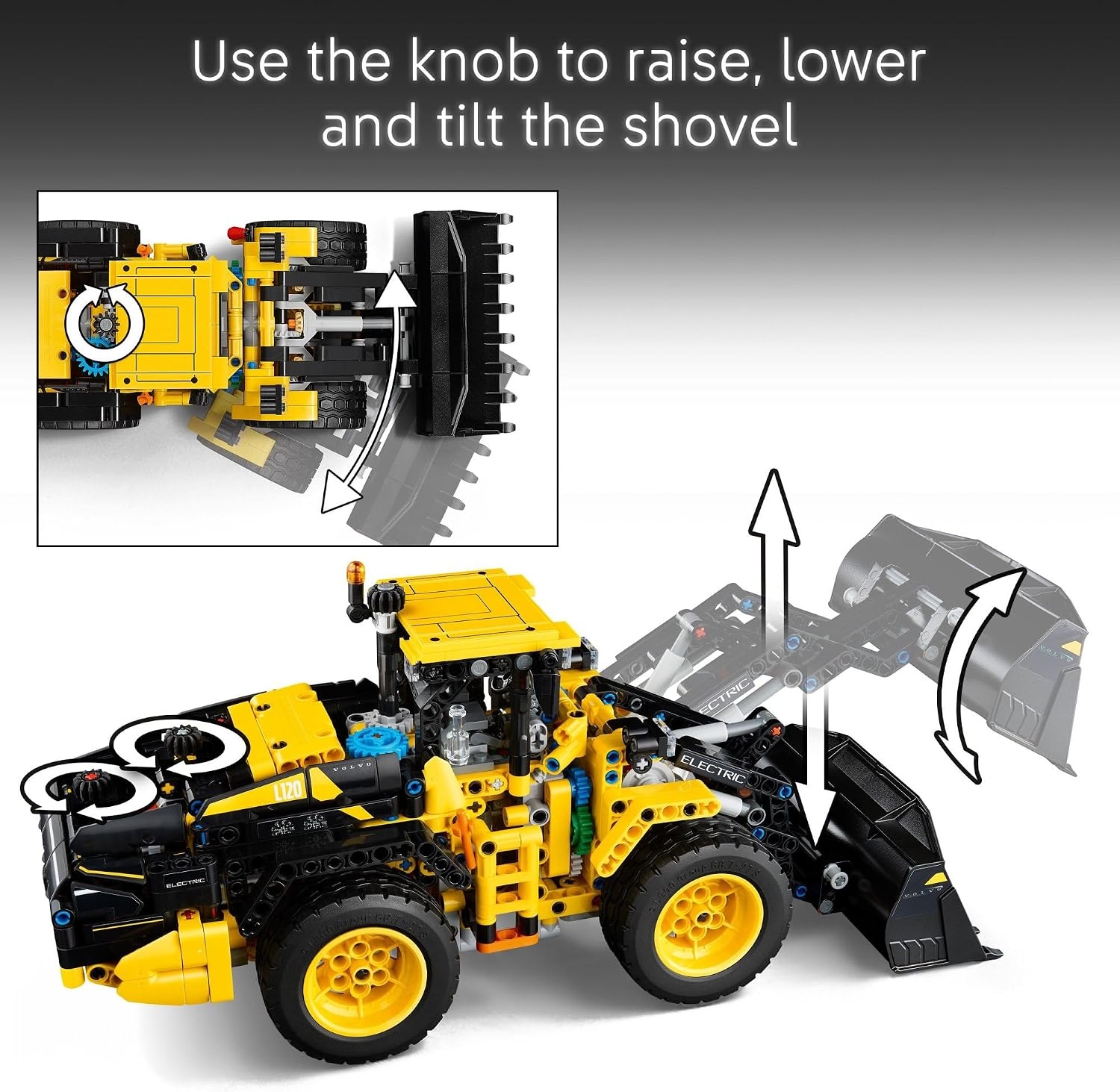 image:imageLEGO Technic Volvo L120 Electric Wheel Loader Construction Toy Pretend Play Building Set Great Birthday Gift for Boys Girls and Kids 9 Who Love Vehicle Playsets 42209