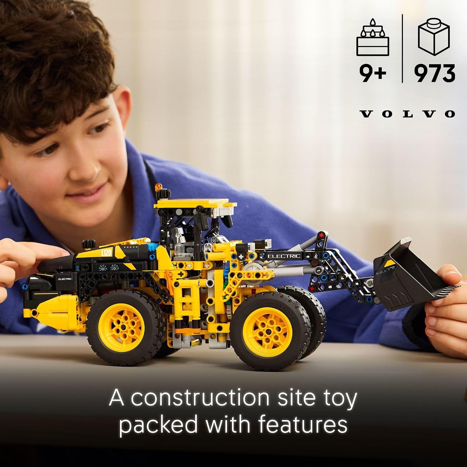 image:imageLEGO Technic Volvo L120 Electric Wheel Loader Construction Toy Pretend Play Building Set Great Birthday Gift for Boys Girls and Kids 9 Who Love Vehicle Playsets 42209