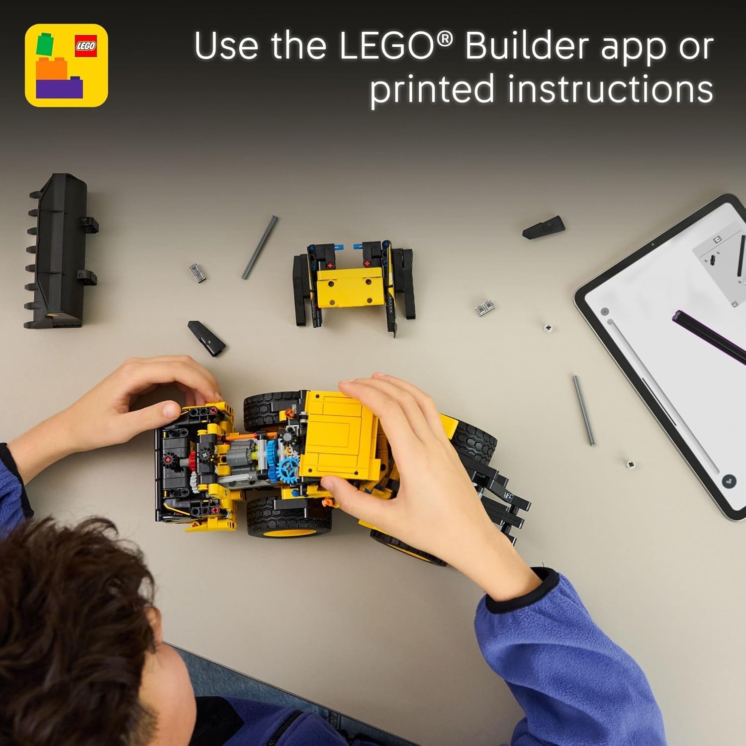 image:imageLEGO Technic Volvo L120 Electric Wheel Loader Construction Toy Pretend Play Building Set Great Birthday Gift for Boys Girls and Kids 9 Who Love Vehicle Playsets 42209