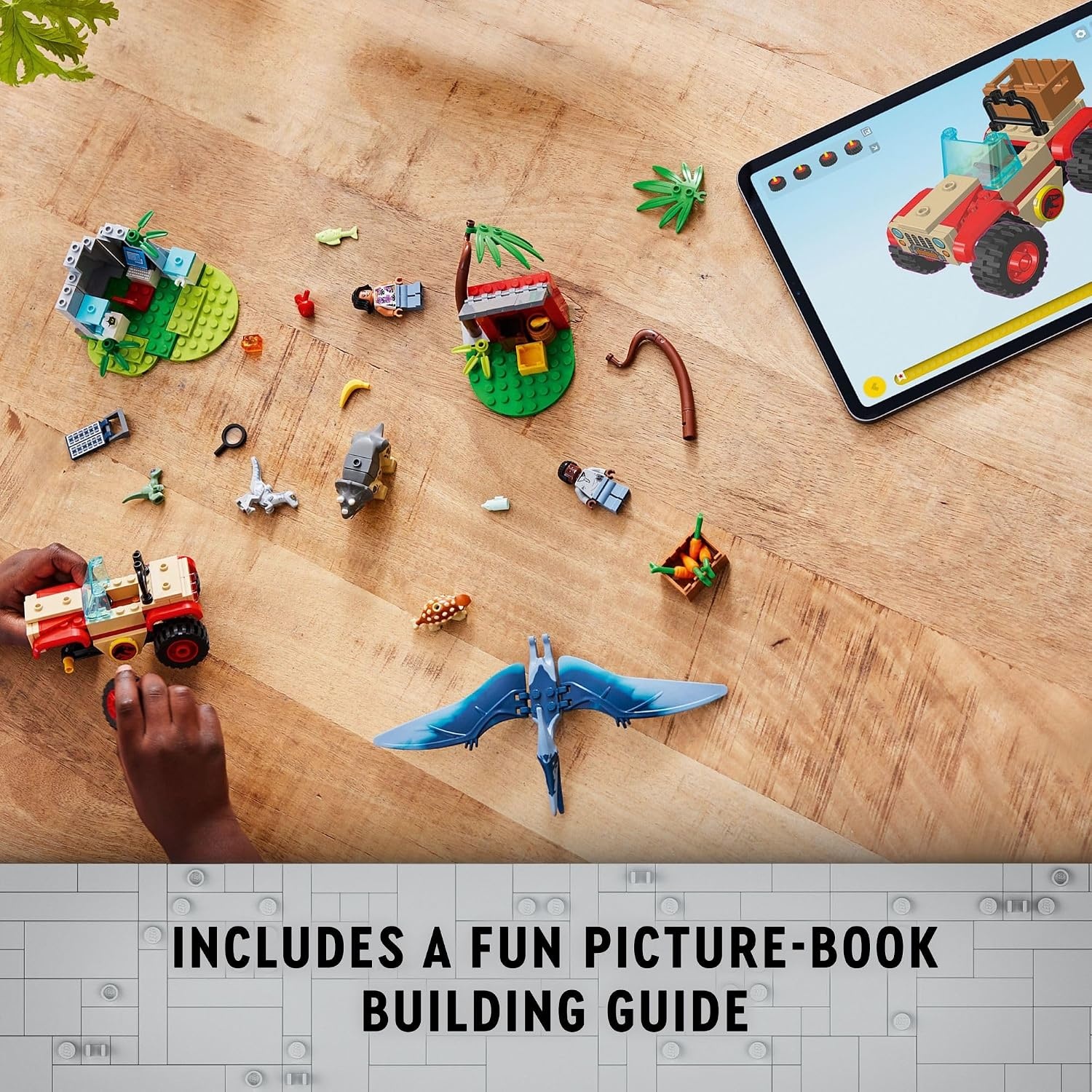 image:imageLego Jurassic World Raptor amp Titanosaurus Tracking Mission Kids Toy Building and Learning Toy for Pretend Play Dinosaur Action Figures for Boys amp Girls Ages 7 Gift Idea for Birthdays 76963