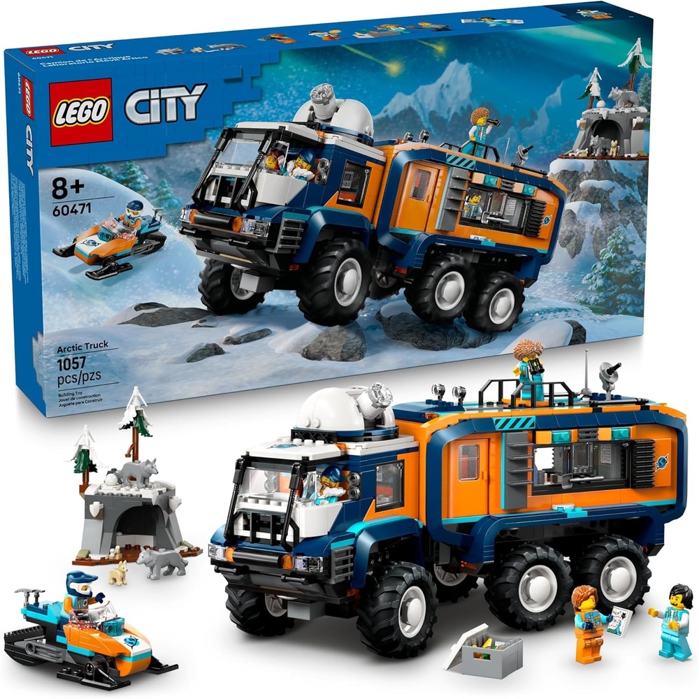 image:imageLEGO City Arctic Explorer Science Lab Truck Building Toy STEM Pretend Play Set for Boys amp Girls Ages 8 Buildable Toy Truck for Kids W5 Minifigures Gift Idea for Birthdays 60471
