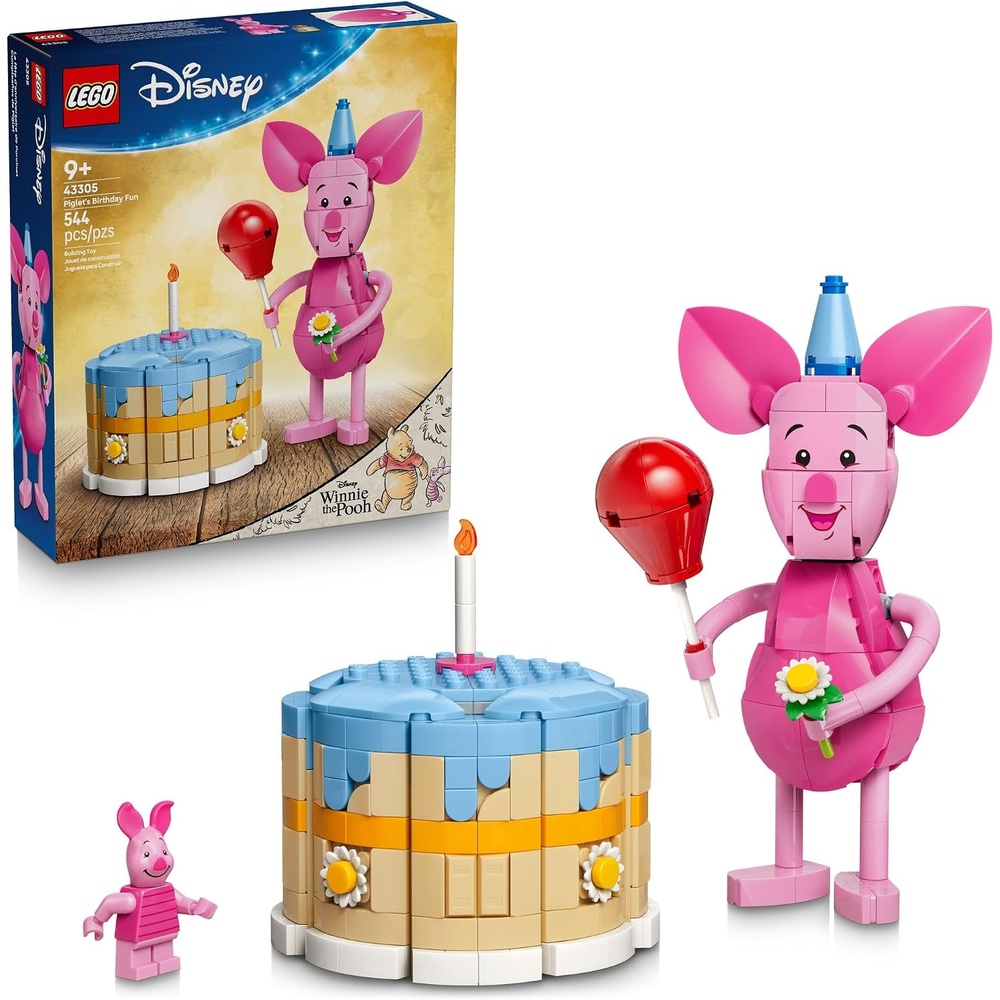 image:imageLEGO Disney Piglets Birthday Fun Building Toy  Winnie The Pooh Toy for Girls amp Boys Ages 9  Gift for Birthdays  Kids Room Decor  43305