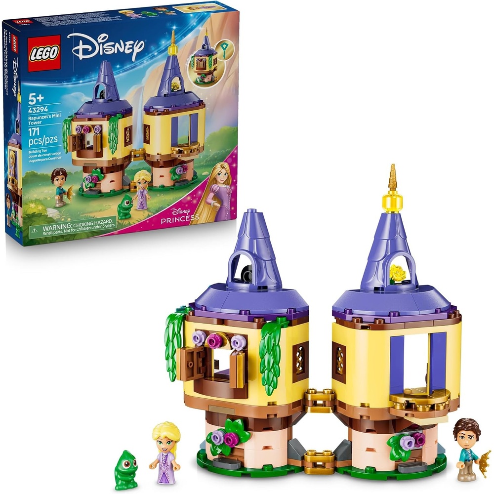 image:imageLEGO Disney Princess Rapunzels Mini Tower 43294 Building Toys for Girls amp Boys Ages 5 Princess Castle Playset Movie Character Figures 171 pieces Gift for Birthdays