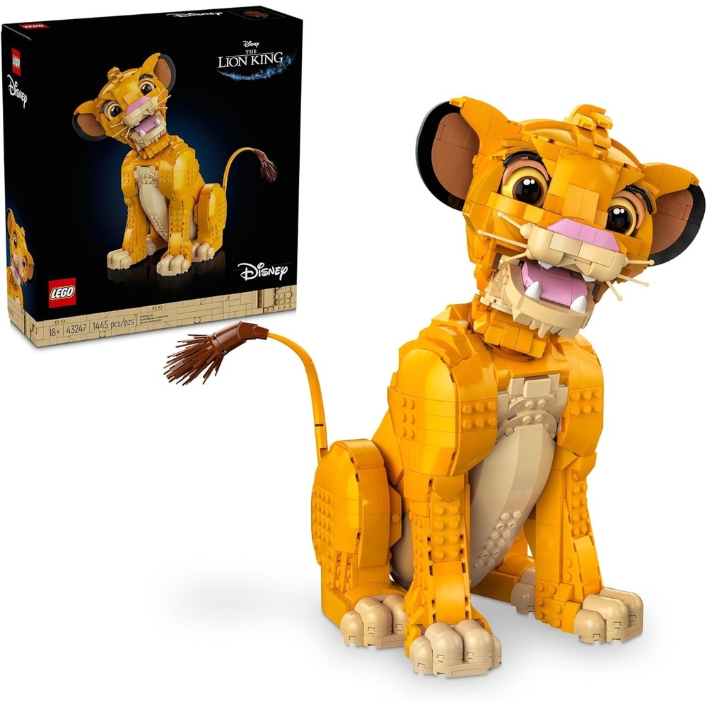 image:imageLEGO Disney Young Simba the Lion King Building Sets for Adults Buildable Figurine for Display Ages 18 DIY Kits amp Crafts for Fans of Movie Collectible Disney Birthday Gift 43247