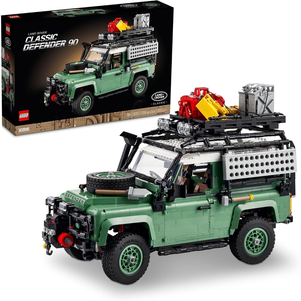 image:imageLEGO Icons Land Rover Classic Defender 90  Building Set for Adults Ages 18  Model Car Kit for Home Office Desk Decor WRealistic Details  Gift for Men amp Women  10317