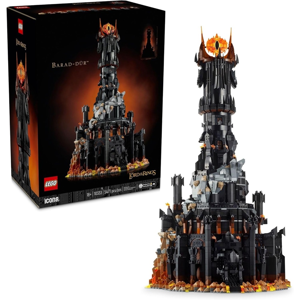 image:imageLEGO Icons The Lord of The Rings Baraddr Building Set for Adults  The Lord of The Rings Collectible for Fans  Includes 10 Minifigures  Gift for Men and Women  10333