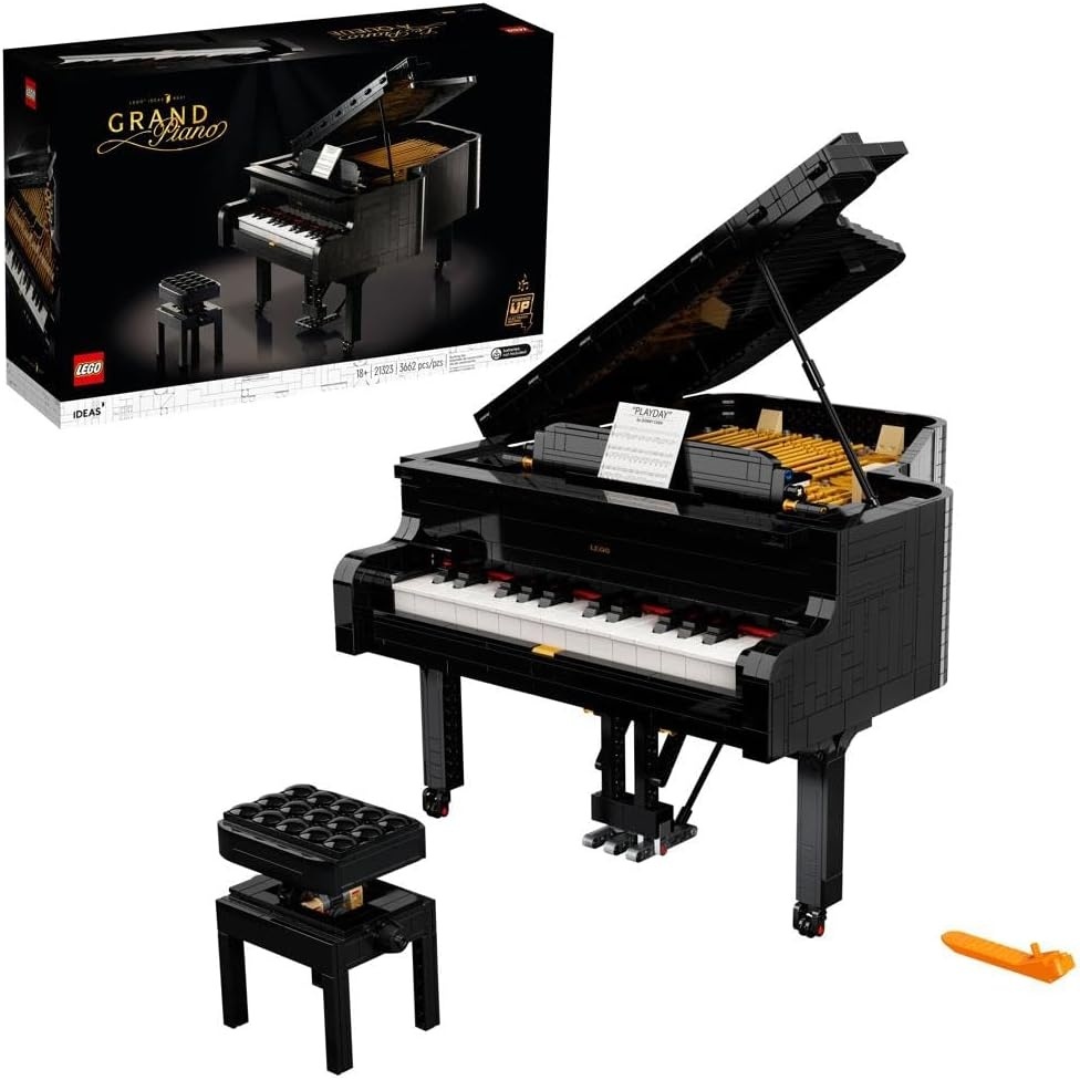 image:imageLEGO Ideas Grand Piano 21323 Model Building Set for Adults Collectible Home Dcor Kit Gift for Music Lovers with Motor and Power Functions