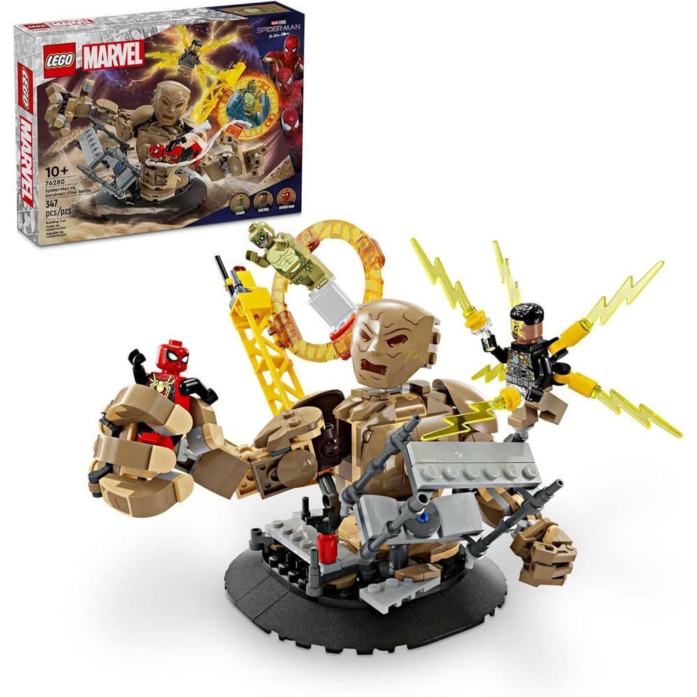 image:imageLEGO Marvel SpiderMan vs Sandman Final Battle Building Toy Pretend Play Kids Toy for Fans 10 Year Old Boy amp Girl Birthday Gifts with Movable Pieces 76280