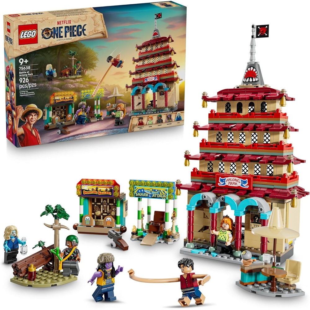 image:imageLEGO ONE PIECE Battle at Arlong Park Building Blocks  Pretend Play Building Toy for Boys amp Girls Ages 9  5 Straw Hat Pirates Toy Figures amp Playset for Anime Fans  Gift Idea for Birthdays  75638