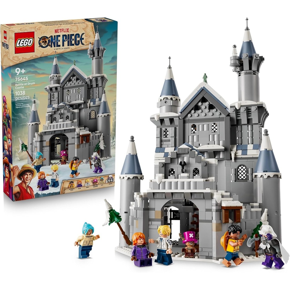 image:imageLEGO ONE PIECE Battle at Drum Castle 75645 Building Toys for Boys amp Girls Ages 9 6 Minifigures Castle Toy Playset for Pretend Play 1038 pieces Gift for Birthdays