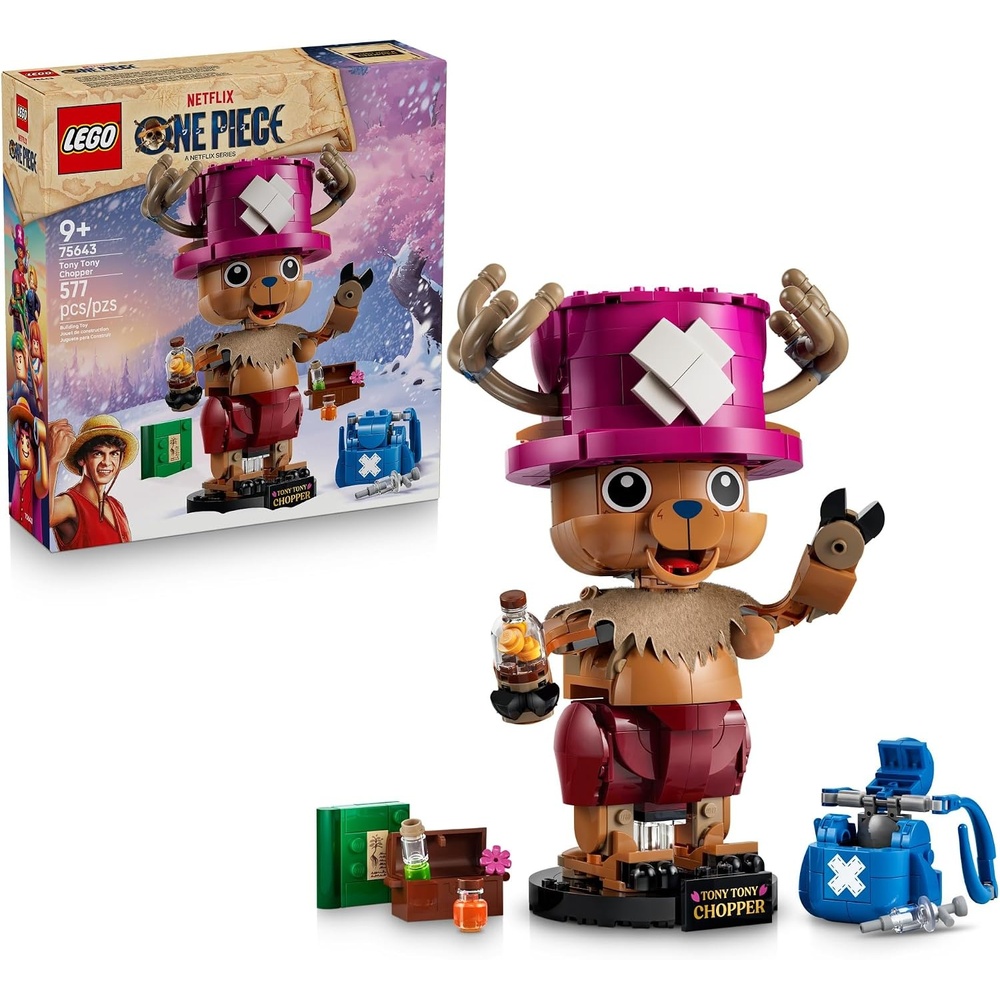 image:imageLEGO ONE PIECE Tony Tony Chopper 75643 Building Toys for Boys amp Girls Ages 9 Display Set for Bedroom or Book Shelf 577 pieces Gift for Birthdays
