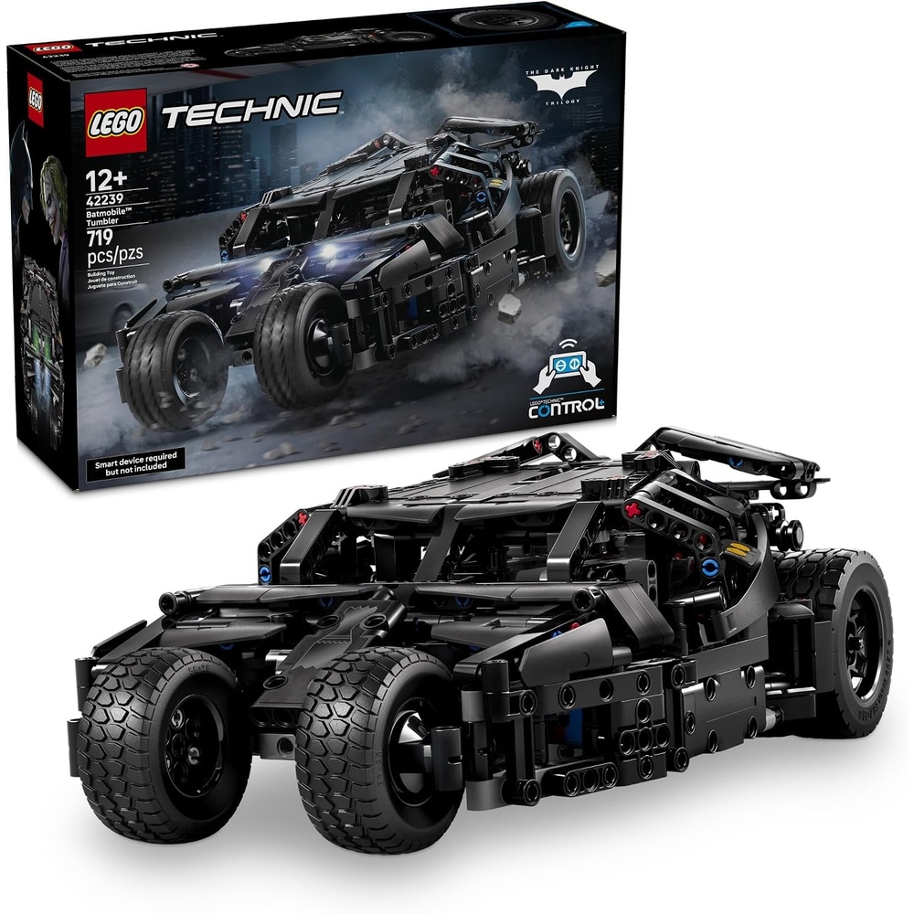 image:imageLEGO Technic Batmobile Tumbler 42239 Building Toys for Boys amp Girls Ages 12 The Dark Knight Batmobile Set Display as Bedroom Decor 719 pieces Gift Idea