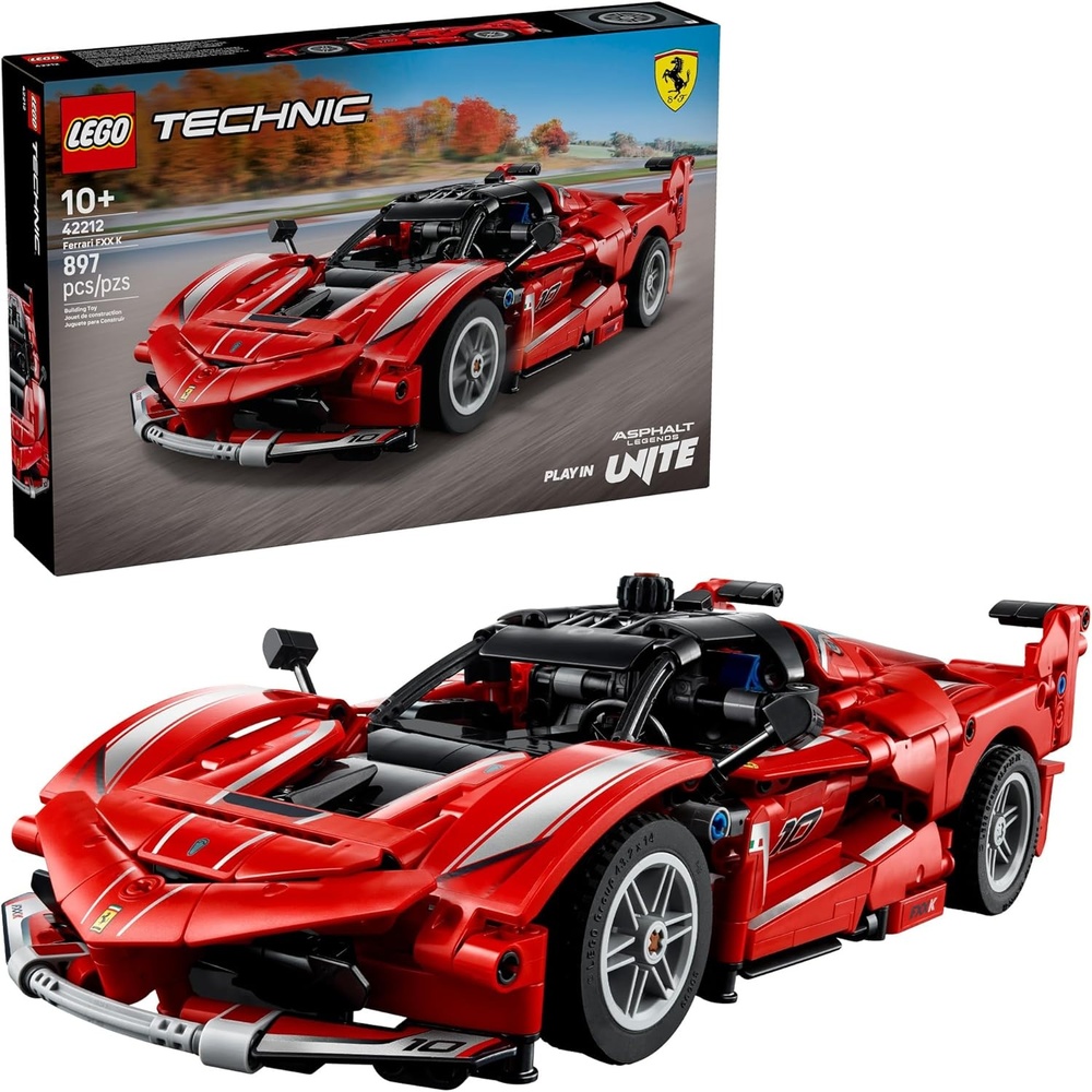 image:imageLEGO Technic Ferrari FXX K Toy Car Building Toy for Girls amp Boys Ages 10 Cool Birthday Gift for Kids Race Car Model for Play amp Display 42212