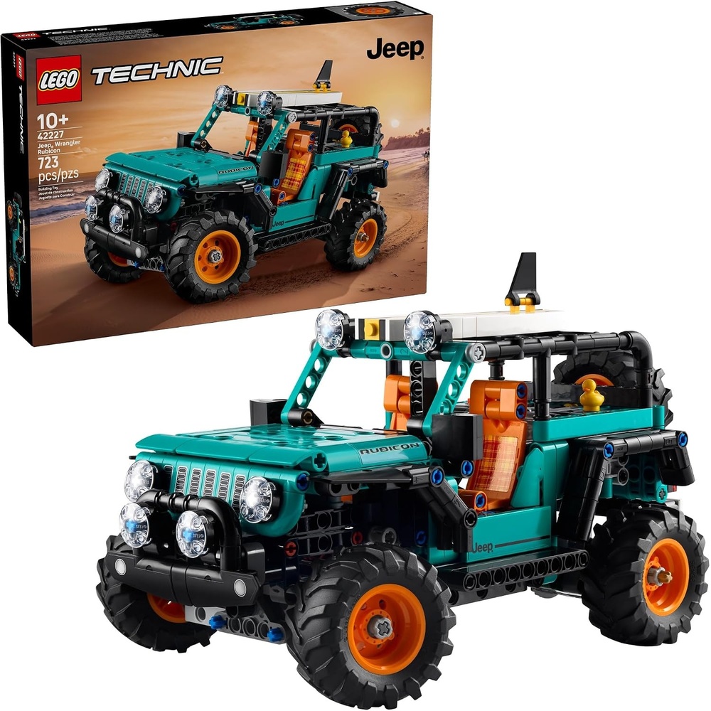 image:imageLEGO Technic Jeep Wrangler Rubicon SUV Building Toy for Boys amp Girls Ages 10 Model Car Kit with Detailed Features Display Set for Bedroom Decor Gift for Birthdays 42227
