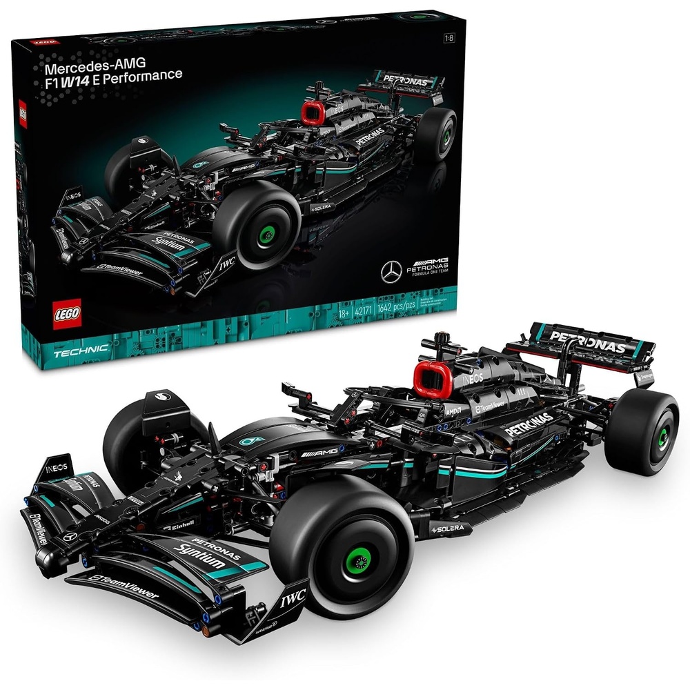 image:imageLEGO Technic MercedesAMG F1 W14 E Performance Model Car Kits Formula 1 Building Sets for Adults Ages 18 Gift for Birthdays Race Car with Realistic Details 42171