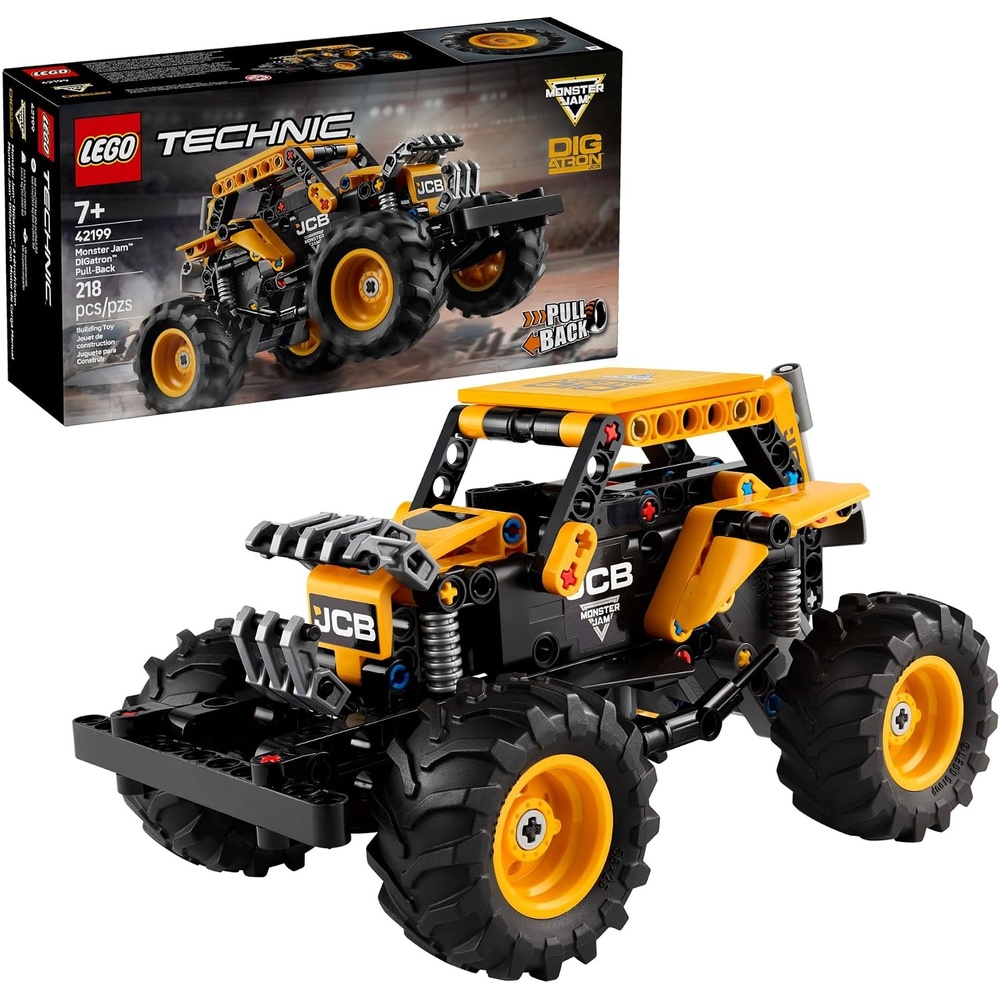 image:imageLEGO Technic Monster Jam DIGatron PullBack Monster Truck Toy Building Toy for Kids Boys and Girls Ages 7 Creative Gift Idea for Lovers of Trucks 42199DIGatron