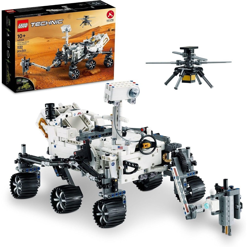 image:imageLEGO Technic NASA Mars Rover Perseverance Building Toys STEM Model Kit for Boys amp Girls Ages 10 Years Gifts for Birthdays Detailed Set for Display 42158
