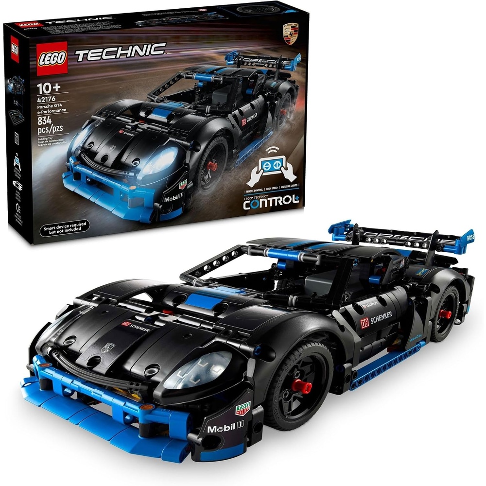 image:imageLEGO Technic Porsche GT4 ePerformance Race Car Toy Remote Control Car with Authentic Details Interactive Model Porsche Gift for Kids Ages 10 and Up Who Love Luxury Vehicles 42176
