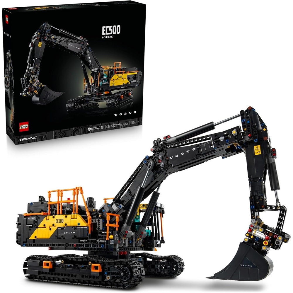 image:imageLEGO Technic Volvo EC500 Hybrid Excavator  Building Set for Adults  Collectible Model Kit for Men amp Women Ages 18  Gift Idea for Those Who Enjoy 3D Puzzles DIY Kits or Engineering  42215
