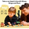 LEGO Bluey: Bluey’s Beach & Family Car Trip – Toddler Learning Toy for Kids 4+ – Includes Bluey, Bingo, and Mum Minifigures – Birthday Gift for Boys and Girls, Ages 4+ – 11202