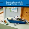 LEGO City Police Boat Chase Building Toy for Kids – Pretend Play Set for Boys & Girls, Ages 6+ – Building Blocks W/ 2 Floating Boat Toys for Playtime & Bath Time – Gift Idea for Birthdays- 60456