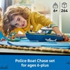 LEGO City Police Boat Chase Building Toy for Kids – Pretend Play Set for Boys & Girls, Ages 6+ – Building Blocks W/ 2 Floating Boat Toys for Playtime & Bath Time – Gift Idea for Birthdays- 60456