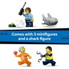 LEGO City Police Boat Chase Building Toy for Kids – Pretend Play Set for Boys & Girls, Ages 6+ – Building Blocks W/ 2 Floating Boat Toys for Playtime & Bath Time – Gift Idea for Birthdays- 60456