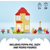 LEGO DUPLO Peppa Pig Birthday House Playset with 3 Animal Figures, Educational Toy for 2 Year Olds, Buildable Dollhouse for Creative Role Play, Peppa Pig Toy for Girls, Boys and Toddlers, 10433