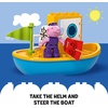LEGO DUPLO Peppa Pig Boat Trip Bath Toy, Building Block Learning Set for Preschool Kids with 2 Peppa Pig Figures Included, Water Toy Gift Idea for Toddlers Ages 2 and Up, 10432