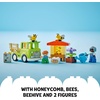 LEGO DUPLO Town Caring for Bees & Beehives Preschool Kids’ Learning Toy, 2 Figures and a Drivable Truck, STEM Toy, Build-and-Rebuild Educational Set for Toddlers Ages 2 Years Old and Up, 10419
