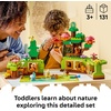 LEGO DUPLO Town Discovery Forest with Wild Animals 10480 | Preschool Building Toys for Toddlers, Ages 3+, Sturdy Build for Pretend Play, Fine Motor Skills, 131 pieces, Gift Idea