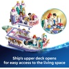 LEGO Disney Princess Ariel’s Royal Wedding Boat 43299 | Building Toys for Girls & Boys, Ages 6+, The Little Mermaid Movie Character Figures, Fun Activity for Kids, 519 pieces
