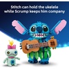 LEGO Disney Stitch & Scrump 43296 | Building Toys for Girls & Boys, Ages 9+, Stitch Display Set for Bedroom Decor, Fun Activity for Kids, 713 pieces, Gift Idea