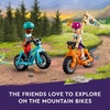 LEGO Friends Adventure Camp Cozy Cabins Camping Toy, Kids’ Nature Playset, Pretend Play Toy with 3 Mini Doll Characters and a Fox Figure, Birthday Gift Idea for 7 Year Olds and Up, 42624