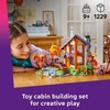 LEGO Friends Cozy Fall Forest Cabin 42705 | Building Toy for Girls & Boys, Ages 9+, Toy Playset W/4 Minidolls, 1,229 pieces, Gift for Birthdays