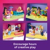 LEGO Friends Creative Dollhouse Suitcase 42697 | Portable Dollhouse, Building Toy for Girls & Boys, Ages 6+, W/ 2 Minidolls & 8 Rooms, 355 pieces, Gift for Birthdays