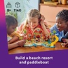 LEGO Friends Family Vacation Beach Resort Pretend Play Building Toy – Adventure Storytelling Playset with Dolphin Toys and Sea Turtles – Creative Birthday Gift Idea for Girls & Boys, 8+ – 42673
