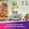 LEGO Friends Friendship Camper Van Adventure Toy Building Set – Pretend Play Set for Kids, Girls and Boys, Ages 7+ – Gift Idea for Birthday – with 3 Minidolls and Ferret Figure – 42663