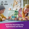 LEGO Friends Heartlake City Apartments and Stores Dollhouse – Toy Building Set for Kids, Girls and Boys, Ages 12+ – Gift Ideas for Birthday – with 7 Minidolls, a Micro-Doll, and More – 42670
