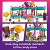 LEGO Friends Heartlake City Candy Store Building Toy – Pretend Playset for Kids, Girls & Boys, Ages 6+ – Gift for Birthdays – W/ 2 Minidolls, a Micro-Doll, and a Cat Figure – 42649
