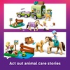 LEGO Friends Horse & Baby Foal Trailer Building Toy for Girls & Boys – Pretend Play Set for Kids, Ages 7+ – W/Autumn & Matilde Minidolls, Toy Animals, & Accessories – Gift Idea for Birthdays – 42695