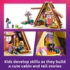 LEGO Friends Nature Glamping Cabin 42682 | Building Toys for Girls & Boys, Ages 6+, Dollhouse Cabin W/ 2 Minidolls for Pretend Play, 295 pieces, Gift For Birthdays