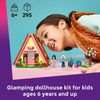 LEGO Friends Nature Glamping Cabin 42682 | Building Toys for Girls & Boys, Ages 6+, Dollhouse Cabin W/ 2 Minidolls for Pretend Play, 295 pieces, Gift For Birthdays