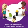 LEGO Friends Pet Accessories Van Building Toy for Girls & Boys – Pretend Play Set for Kids, Ages 6+ – W/Nova & Aliya Minidolls, 3 Pet Figures, & Accessories – Gift Idea for Birthdays – 42678