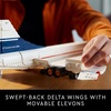 LEGO Icons Concorde Model Aircraft, Gift for Adults, Build a Replica Model of the World’s Most Famous Supersonic Commercial Passenger Plane with Authentic Details and Functional Pieces, 10318
